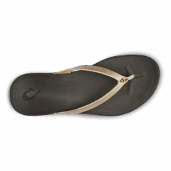 OluKai Ho‘ōpio Leather - Bubbly / Dark Java -OluKai 20290 FA48 004 W HoopioLeather BubDkj