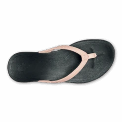 OluKai Ho‘ōpio - Petal Pink Metallic / Black -OluKai 20294 NK40 004 W Hoopio PepmBlk