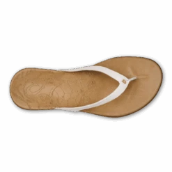 OluKai Honu - Bright White / Golden Sand -OluKai 20436 WBGS 004 W Honu BrightWhiteGoldenSand