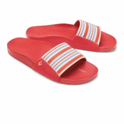 OluKai Kīpuni - Lehua Flower / Stripe -OluKai 20508 LFZP 003 W Kipuni Lehua Flower Stripe